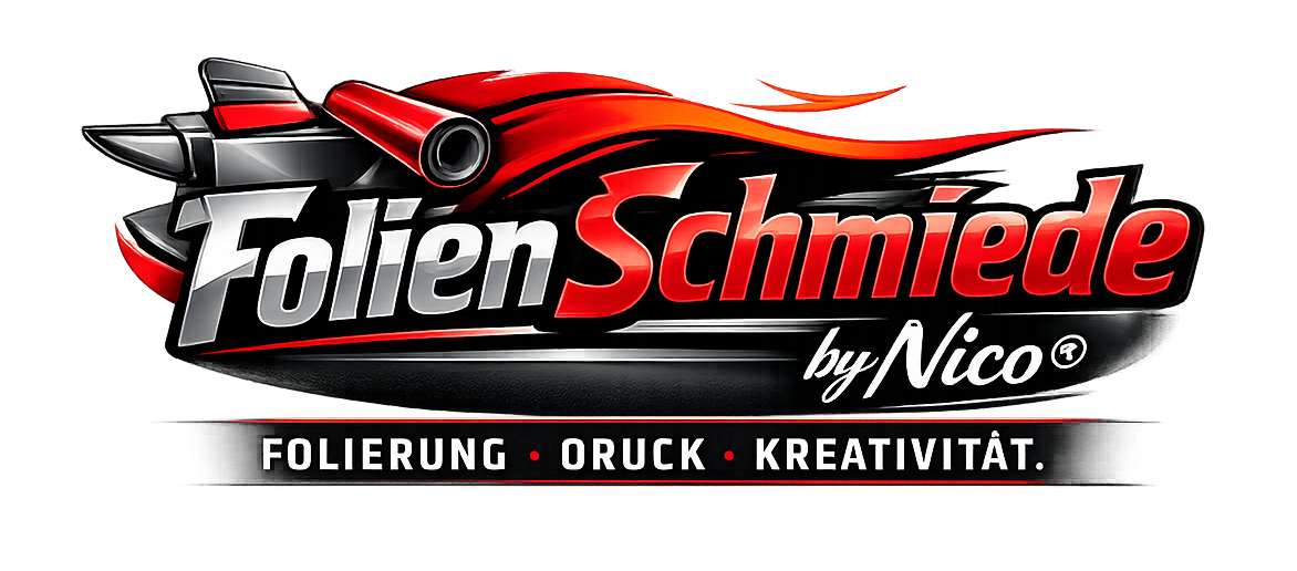 FolienSchmiede24 by Nico Logo mit Slogan